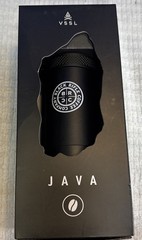 New! VSSL Java Black Portable Manual Coffee Espresso 20g Burr Grinder. Camping