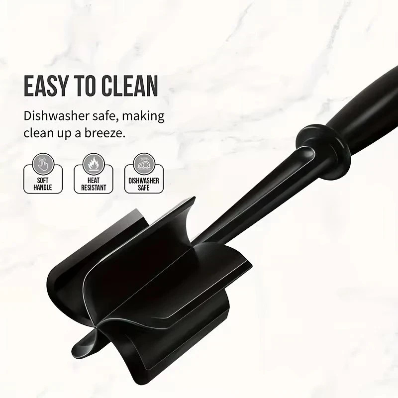 Meat Hamburger Chopper Heat Resistant Utensil Ground Beef Potato Masher Spatula* gallery