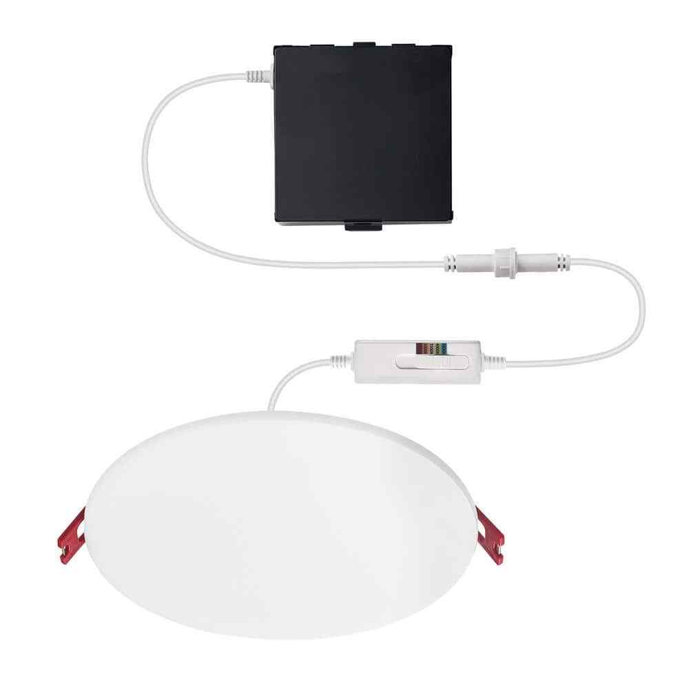 Commercial Electric Infiniedge Integrated LED 6 in Round Adj Color Temp Canless gallery