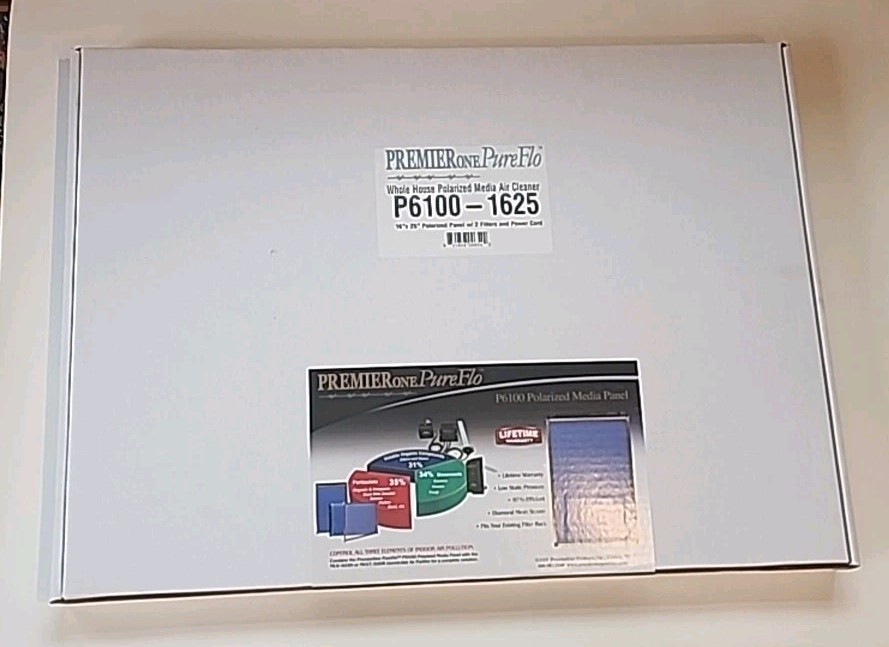 PREMIERone PureFlo P6100-1625 Polarized Panel w/ 2 Filters/Power Cord Free Ship! gallery