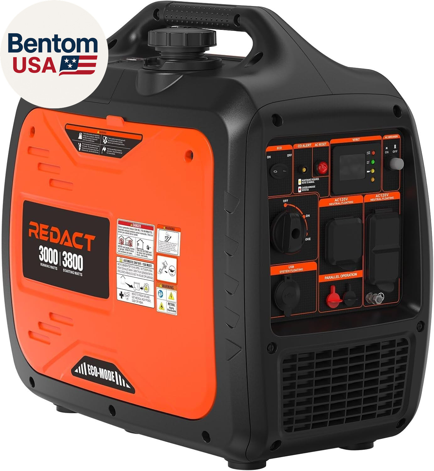 3800W Lightweight Portable Inverter Generator with Clean Power for Home, Camping gallery