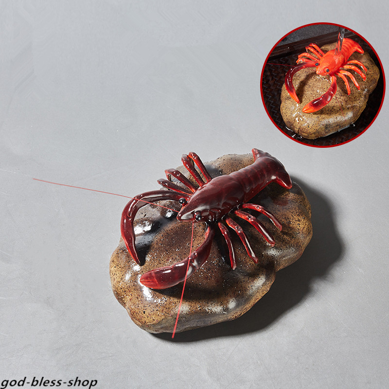 creative tea pet lobsters color change yixing zisha tea play handmade ornament gallery