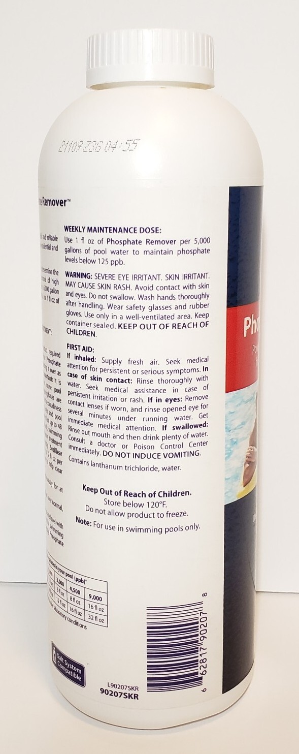 SeaKlear Phosphate Remover For Residential & Commercial Pools 90207SKR - 1 QUART gallery