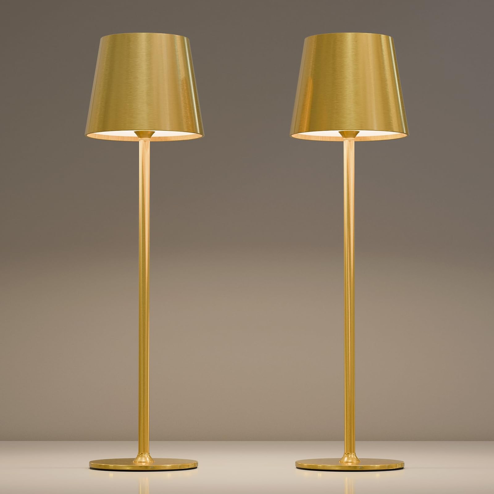 2 Pack Rechargeable Cordless Table Lamps, 5200mAh Battery Operated Lamp Porta... gallery