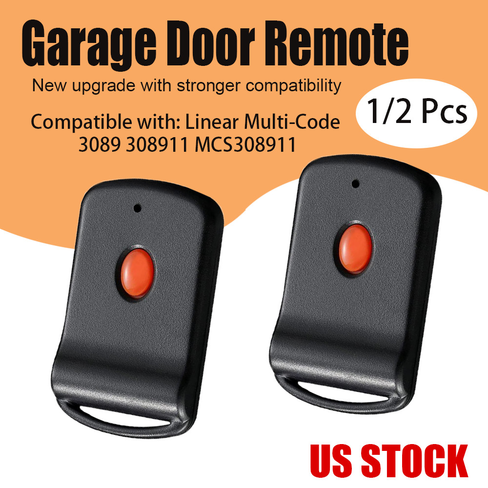 1/2 QTY Gate & Garage Opener For Linear 3089 Multi-Code Remote MCS308911 308911 gallery