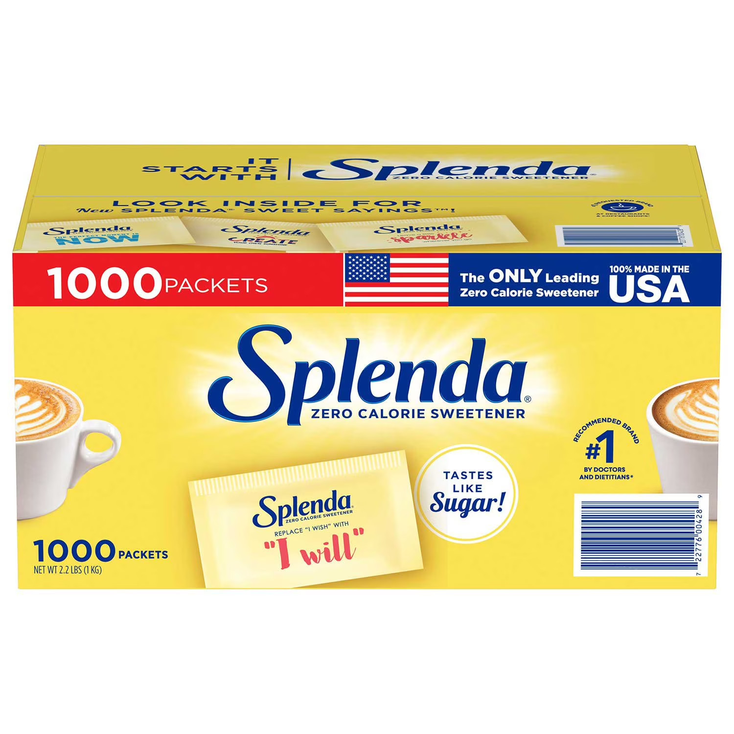 Splenda Zero Calorie Sweetener Packets (1,000 ct.) FREE SHIPPING gallery