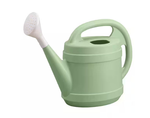 2 Gal. Rosemary Green Modern Multi-Grip High-Density Plastic Watering Can gallery