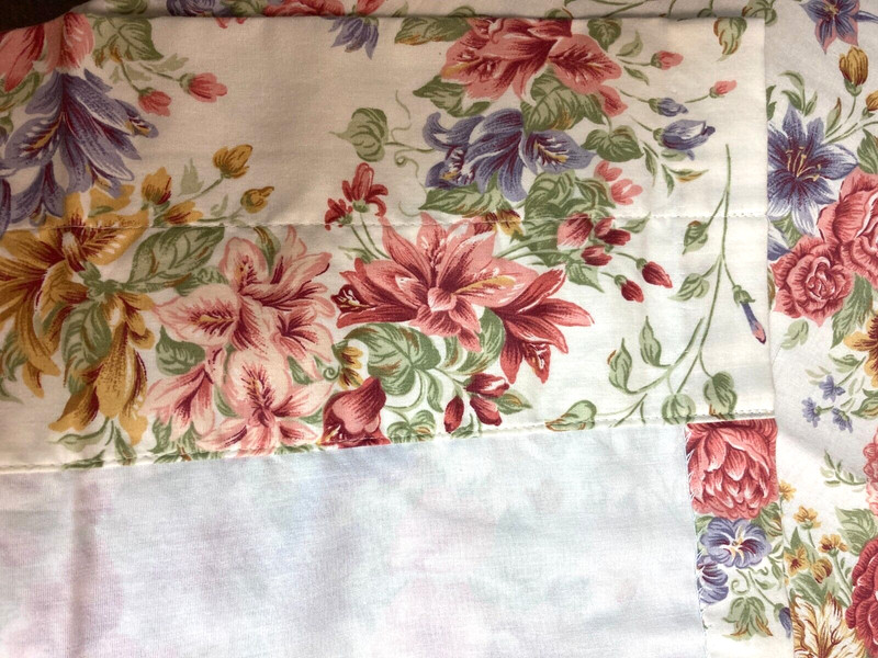 3 "Melissa" Curtain Panels Cottage Chic Floral Wreath Curtains Lined 40x 87 USA gallery