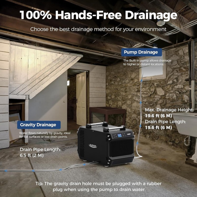 new ALORAIR Crawlspace Dehumidifiers Energy Star 145Pint Commercial Dehumidifier gallery