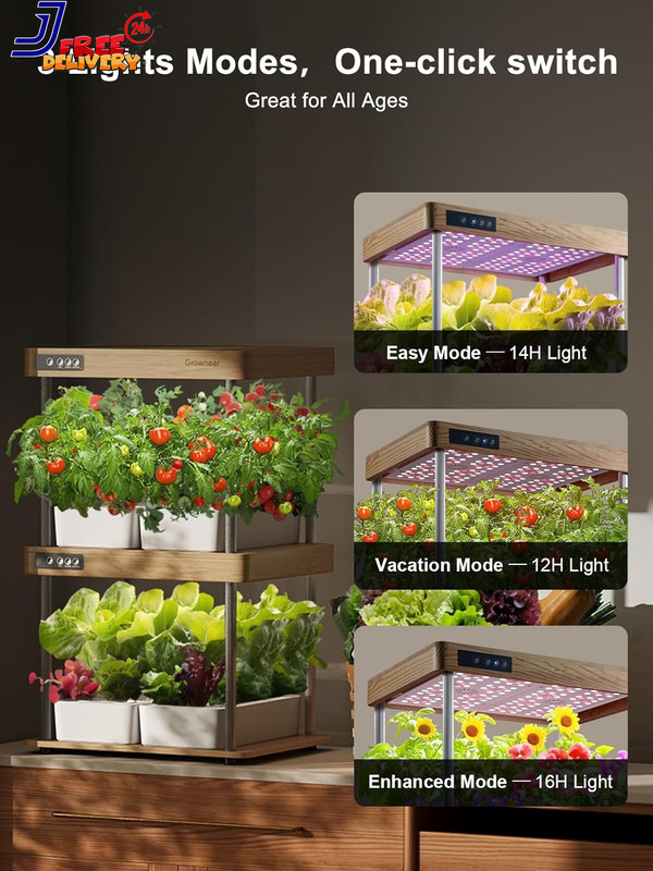 Hydroeasy1.0 Hydroponics Growing System Kit Beginner-Friendly Indoor Garden for gallery