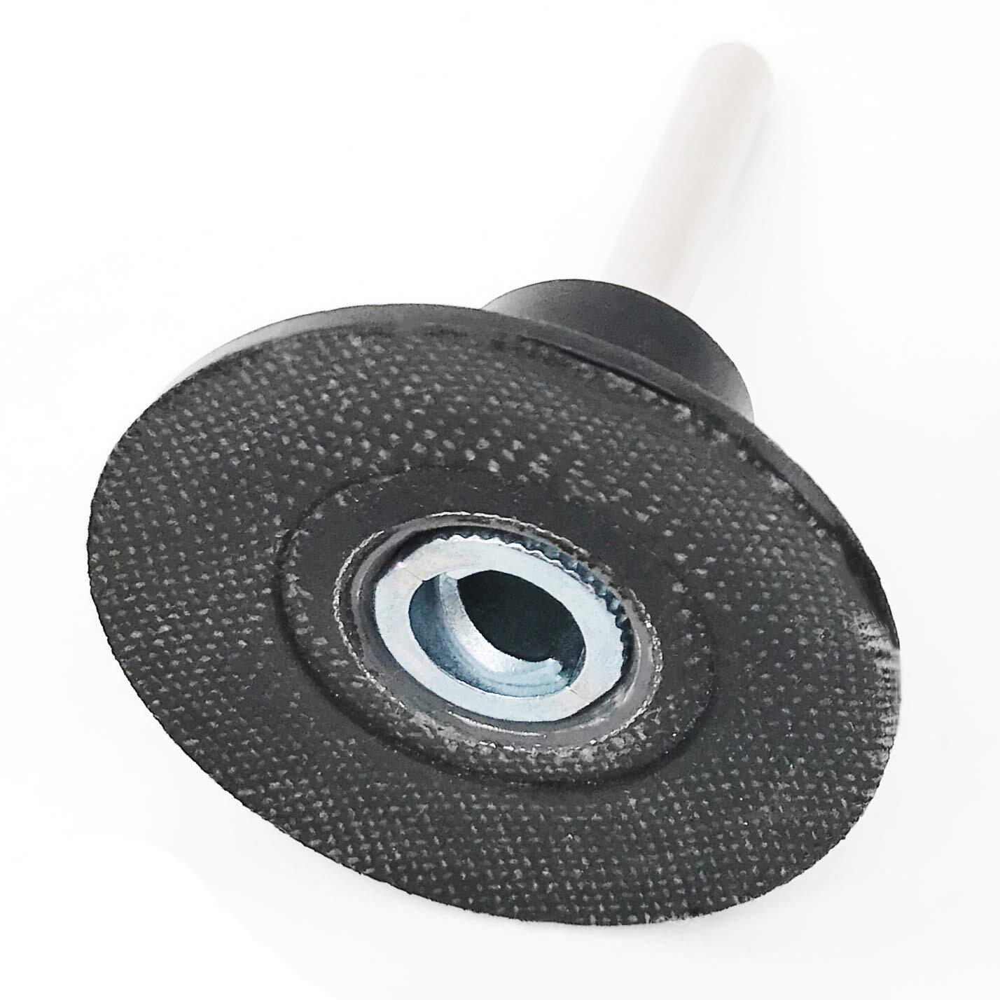2PCS 3inch Roll Lock Rotary Sanding Disc Pad Holder 1/4" Shank for Die Grinder gallery
