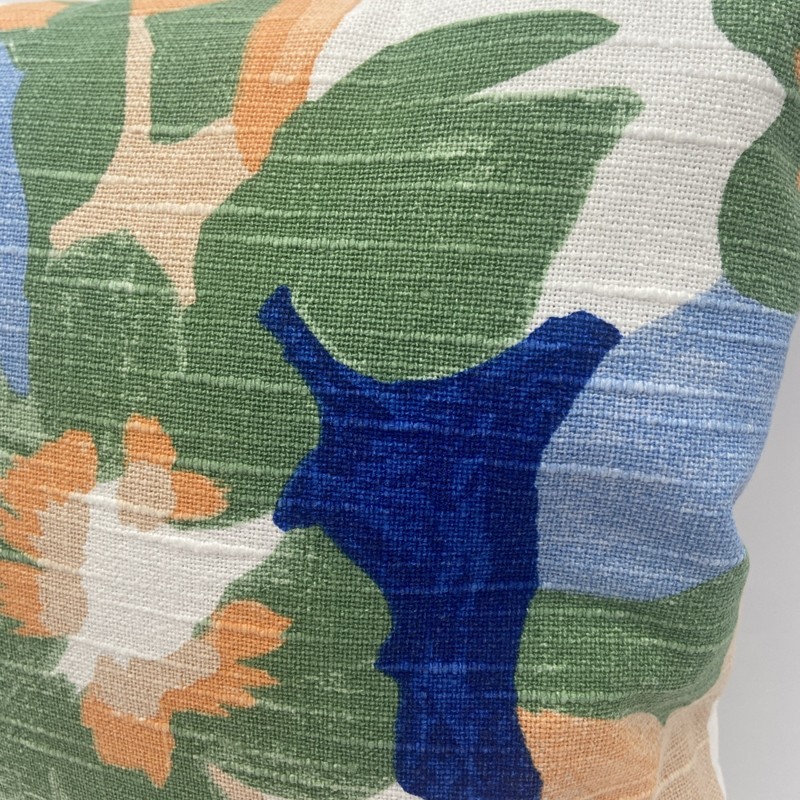 Room Essentials Modern , Abstract Floral Throw Toss Pillow 16x16 Cotton , New! gallery