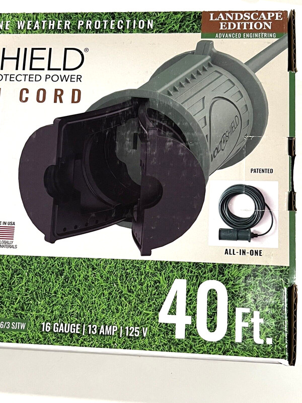 Volt Shield All Weather Extension Cord 40 foot Durable Power Cord & Shield NEW gallery
