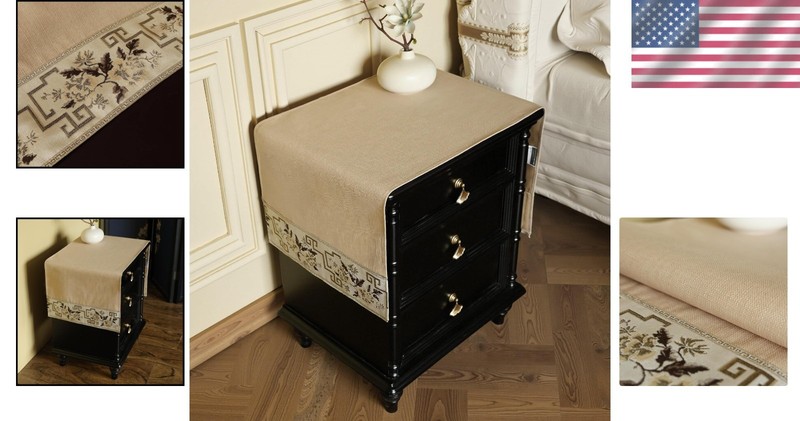 Decorative Side Table Protector - Plain Weave Fabric gallery