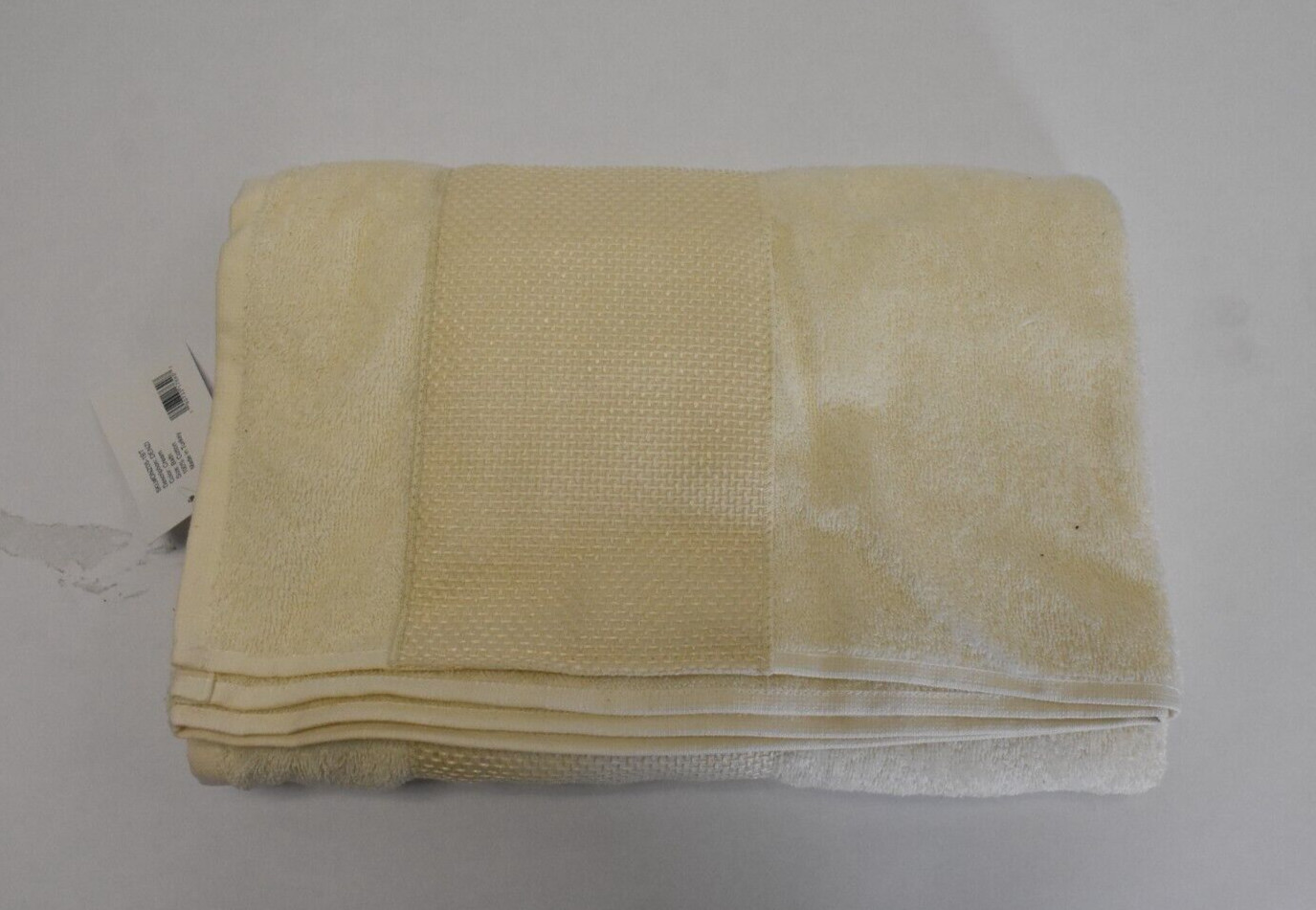 Linum Home Springtime Embellished Bath Towel 54" x 26" Cream Denzi Cotton gallery