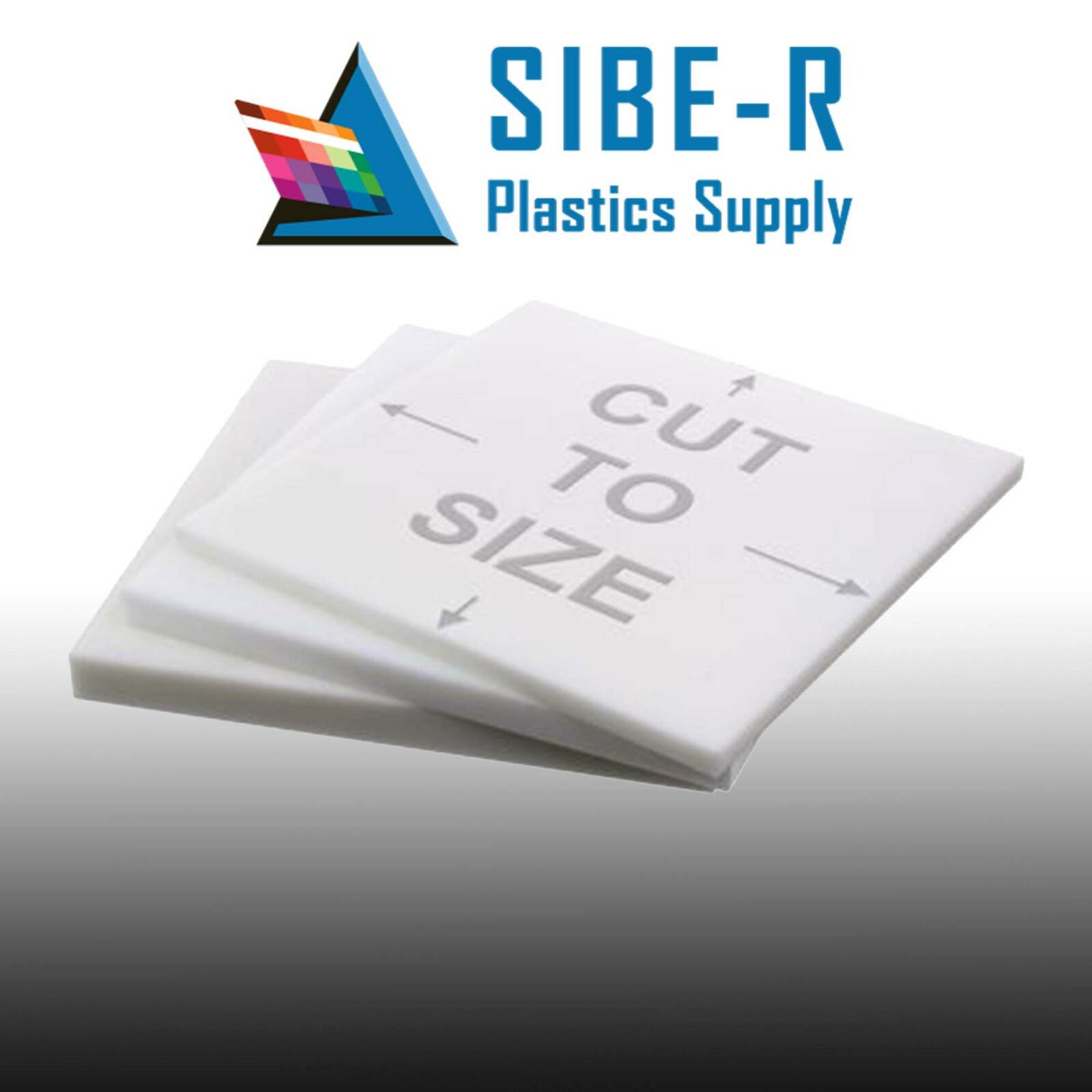 White Plastic (HDPE) Cutting Board - FDA/NSF/USDA - 6" x 8" x 1" Thick ^ gallery