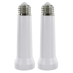 Light Socket Extender, E26/E27 Light Bulb Socket Extender Standard Medium Base,