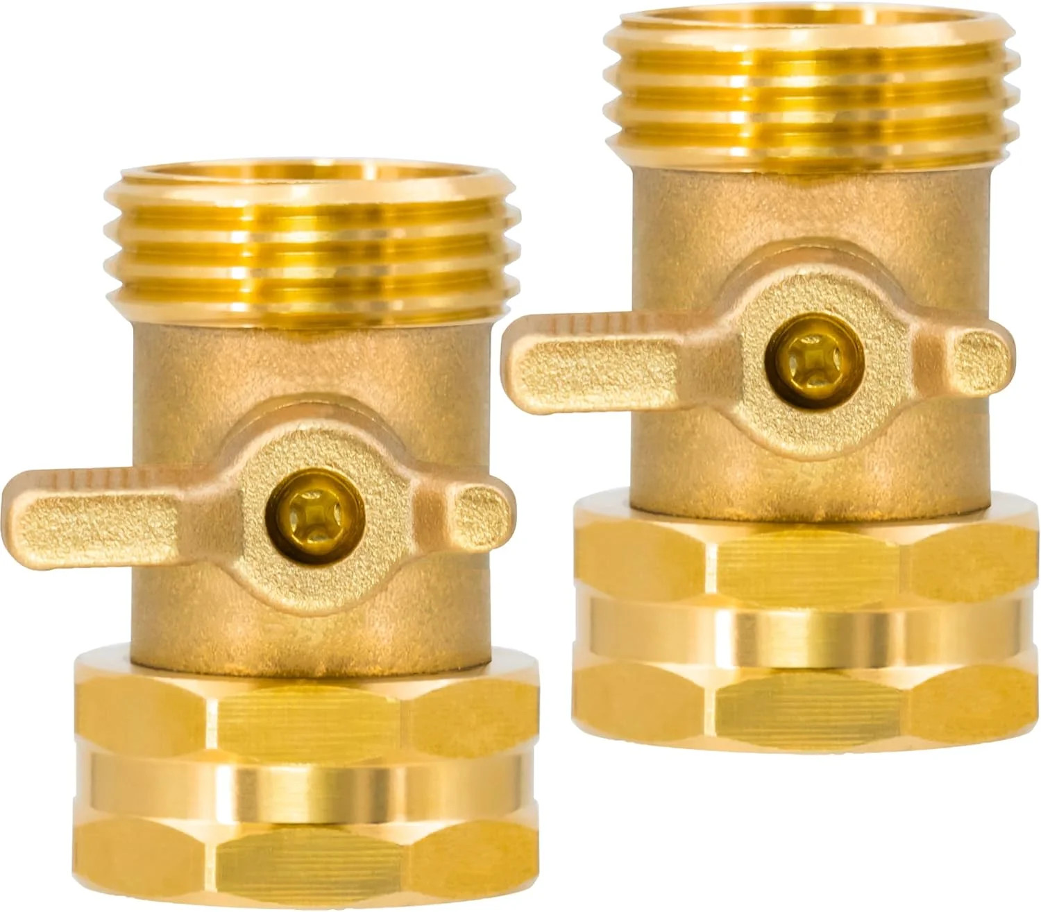 Garden Hose Shut Off Valve, 3/4 Inch Solid Brass Water Hose Shut Off Valve with gallery