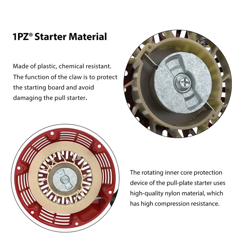 Pull Recoil Starter For HARBOR FREIGHT PREDATOR 13HP 420cc 5500 6500 7000 8750 gallery
