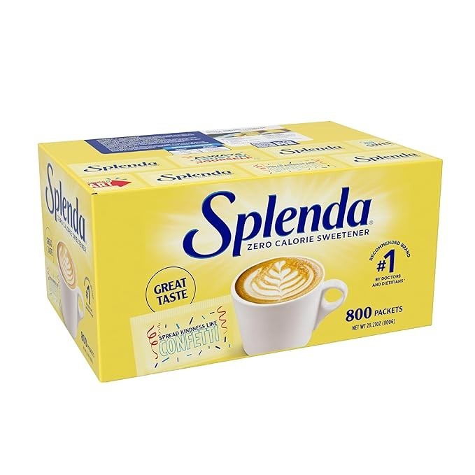 SPLENDA Zero Calorie Sweetener Value Pack, 800 Count Packets gallery