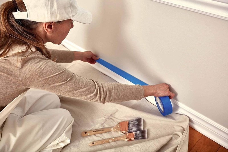 Multi-Purpose Canvas Drop Cloth - 9' x 12' Pack of 2 for Crafts & Painting gallery