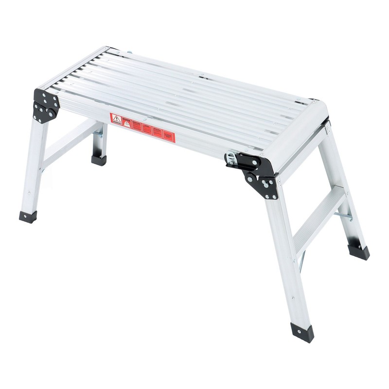 330Lbs High Quality Aluminum Step Stool Folding Work Platform Drywall Ladder gallery