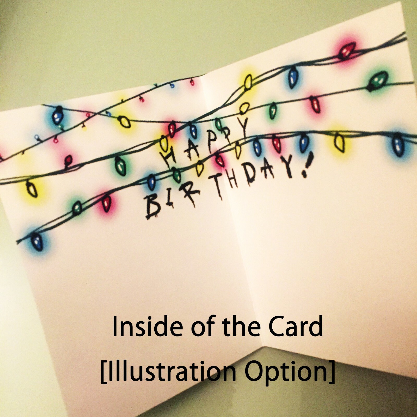 Stranger Things Birthday Card - Funny Birthday Card Girls Movie Fan Art Happy gallery