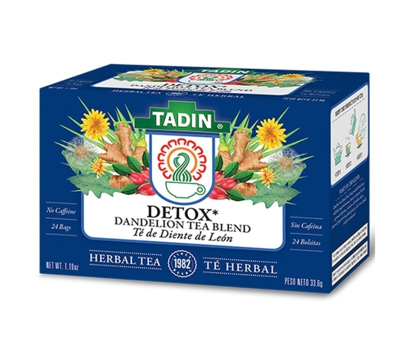 Tadin Dandelion Root Detox Tea Blend. Supports Digestion. 24 Teabags. 1.19 oz gallery