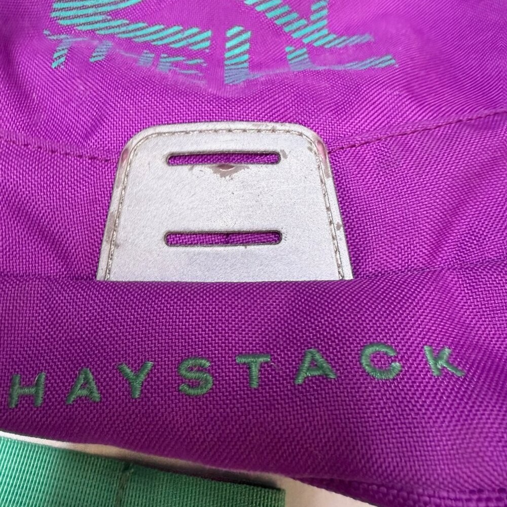 The North Face Haystack Backpack–Grape Purple with Aqua Trim–Laptop Daypack, EUC 4