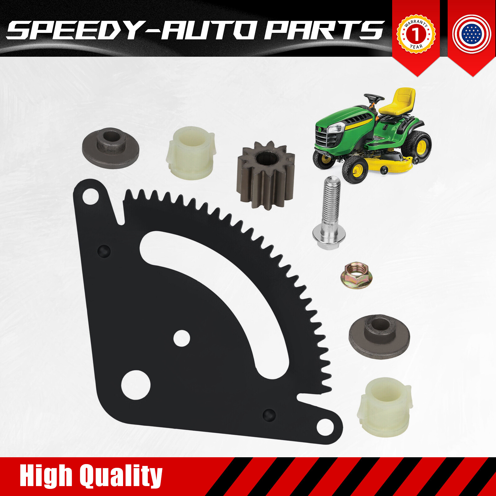 25 Teeth Steering Sector Gear Kit Fits John Deere L110/L120/L111/L130 GX20052BLE gallery