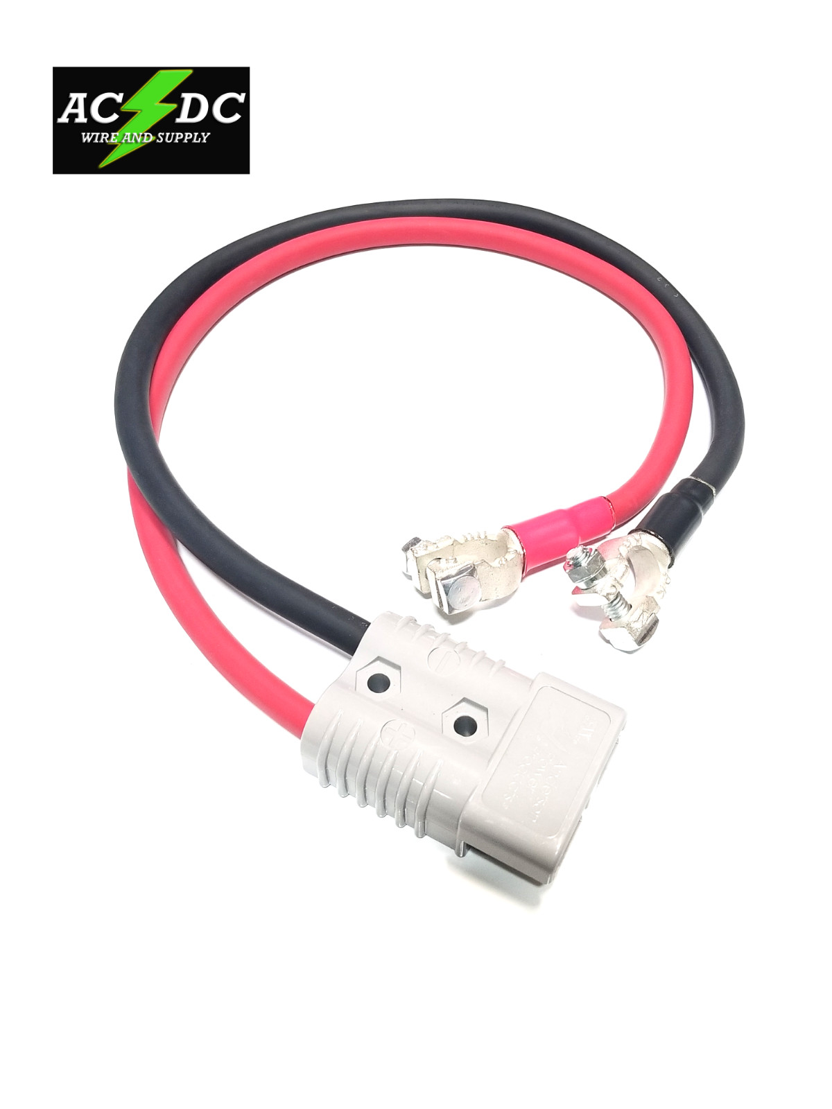 Anderson SB350 Copper Battery Cable Assembly 2/0 Gauge AWG w lug/terminal/clamps gallery