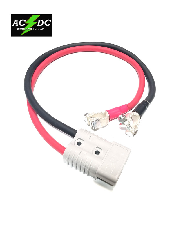 Anderson SB175 Copper Battery Cable Assembly 1/0 Gauge AWG w lug/terminal/clamps gallery
