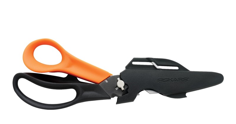 Fiskars Multipurpose Straight Blade Garden Shears, Black and Orange gallery