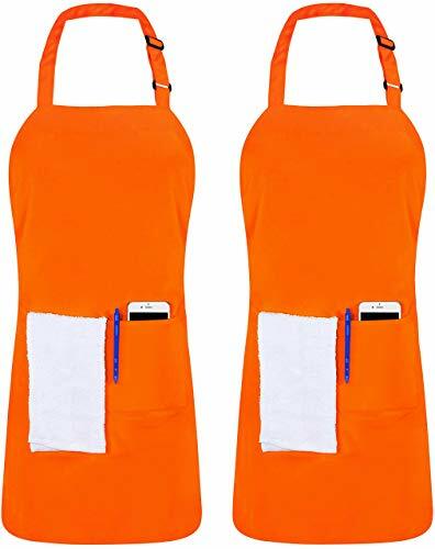 Utopia Kitchen Adjustable Bib Apron (2-Pack) Water Oil Resistant Chef Aprons gallery