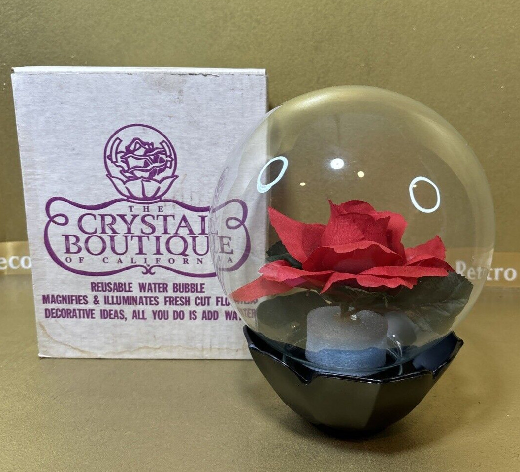 Glass Water Globe Flower Display The Crystal Boutique Flowers Centerpiece Unique gallery