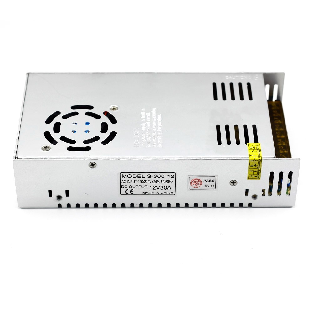 AC To DC 12V 30A 360W Switch Power Supply Transformer Adapter For 5050 LED Strip gallery