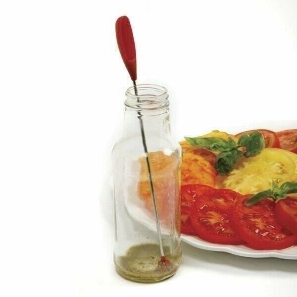 Norpro 9" Silicone Mini Spatula & Jar Scraper Scoop - Red or Blue gallery