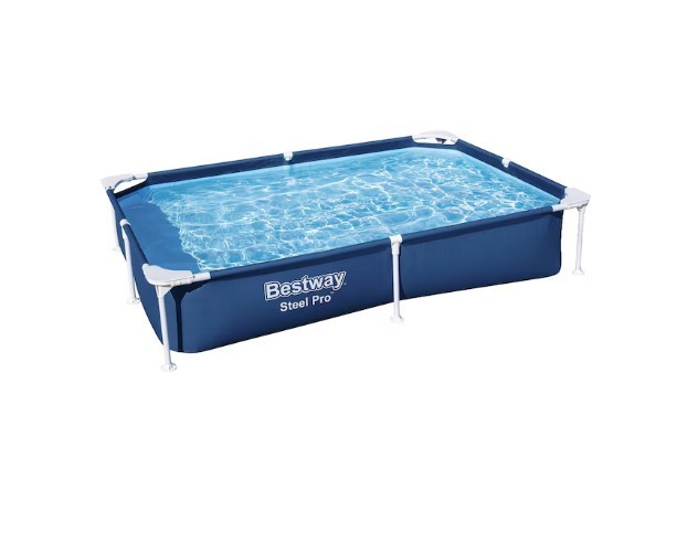 [BIG SALE] Steel Frame Rectangle Above Ground Family Swimming Pool gallery