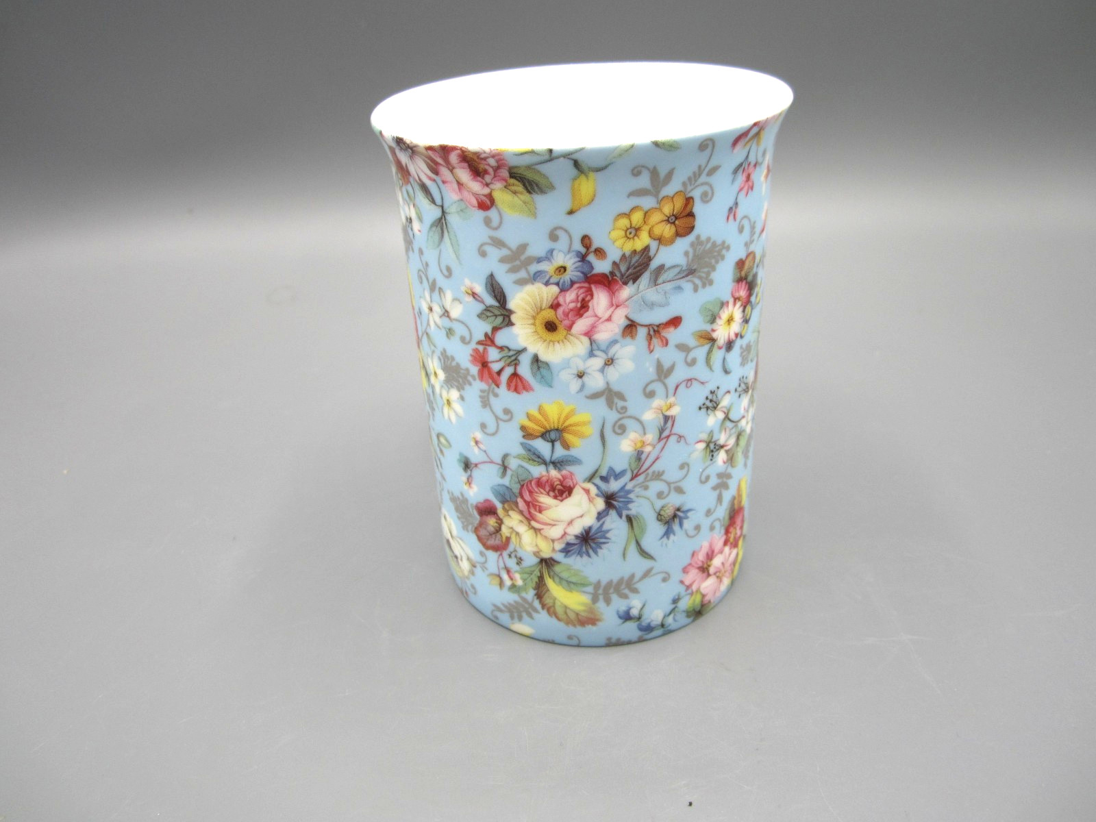 Coastline, Gracie Bone China Blue White Pink Floral Tea Coffee Mug 10 oz. (484) gallery