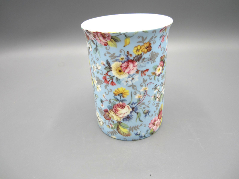 Coastline, Gracie Bone China Blue White Pink Floral Tea Coffee Mug 10 oz. (484) gallery
