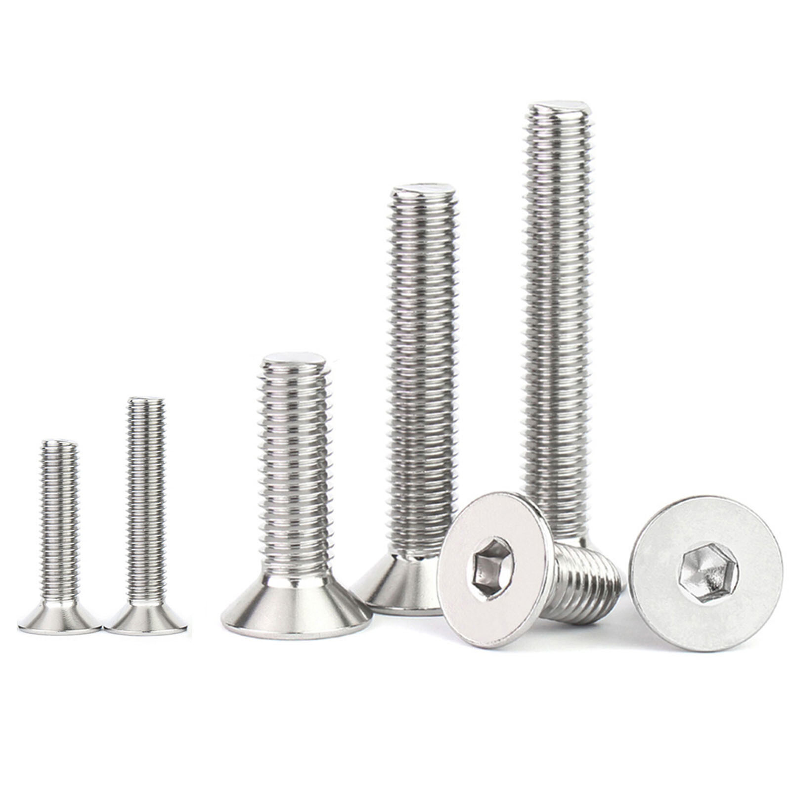 M6 M8 A2 Stainless Countersunk Socket Screw Allen Key Bolts Screws Din 7991 gallery