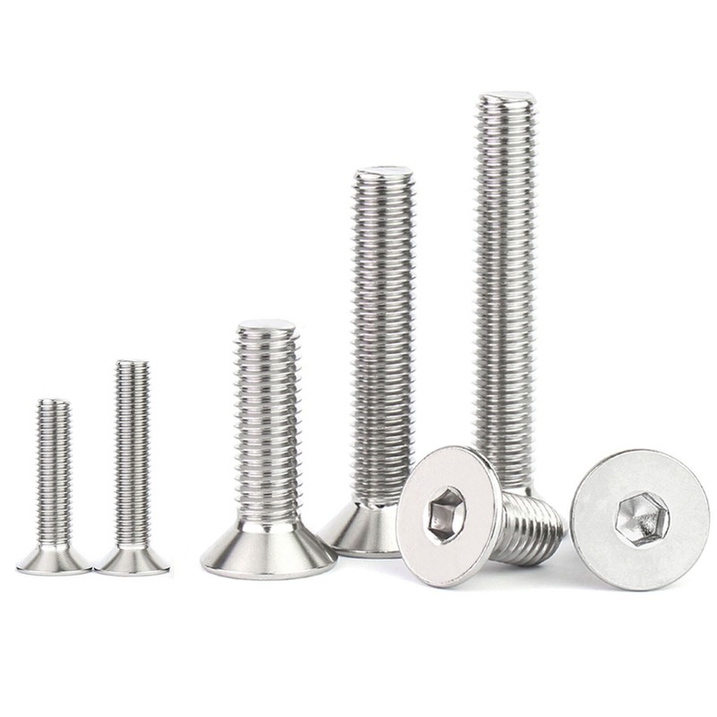 M6 M8 A2 Stainless Countersunk Socket Screw Allen Key Bolts Screws Din 7991 gallery