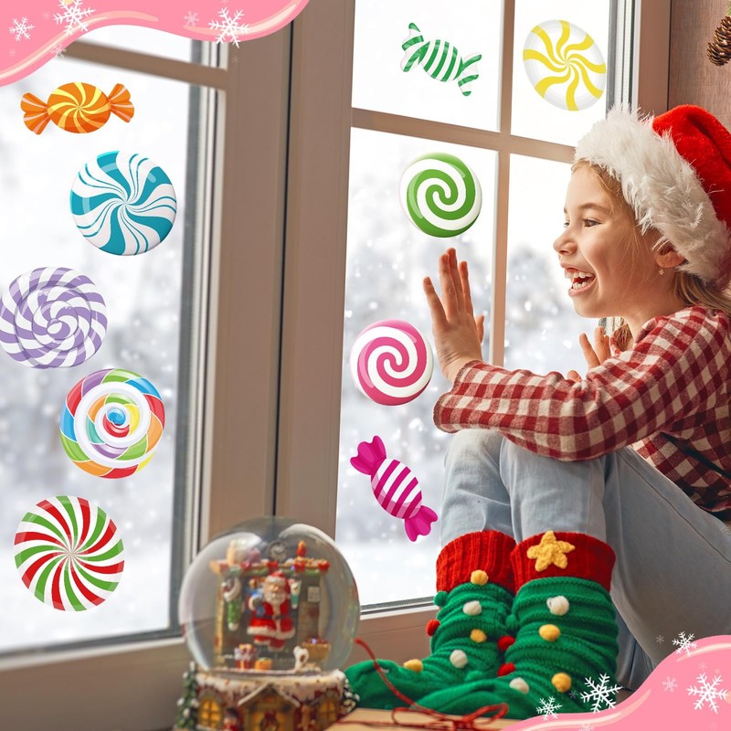 60 Pcs Candy Decorations Candy Cutouts Bulletin Board Set Sweet Peppermint Cu... gallery