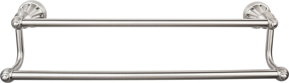 Top Knobs HUD11BSN Hudson Bath 30" Double Towel Bar Brushed Satin Nickel