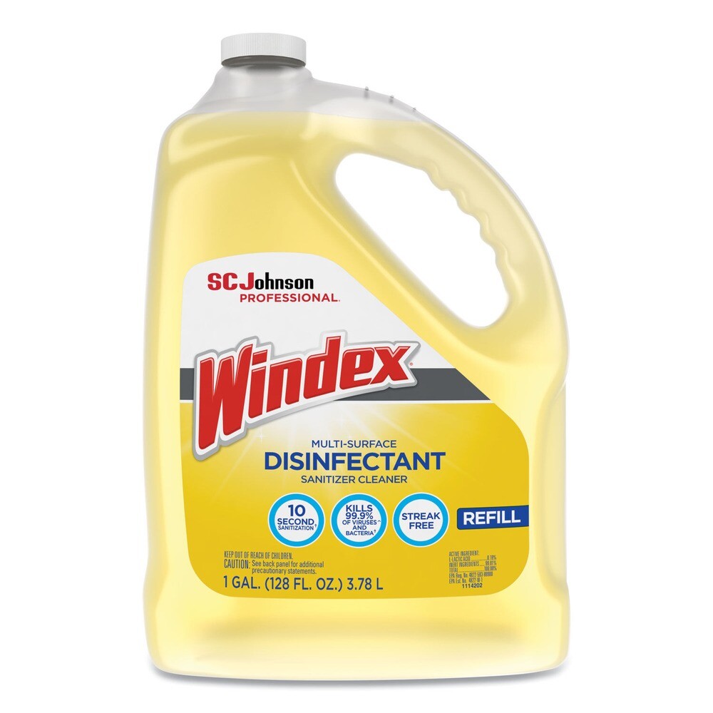 Windex 682265 1 Gal. Multi-Surface Disinfectant Cleaner - Citrus (4/CT) New gallery