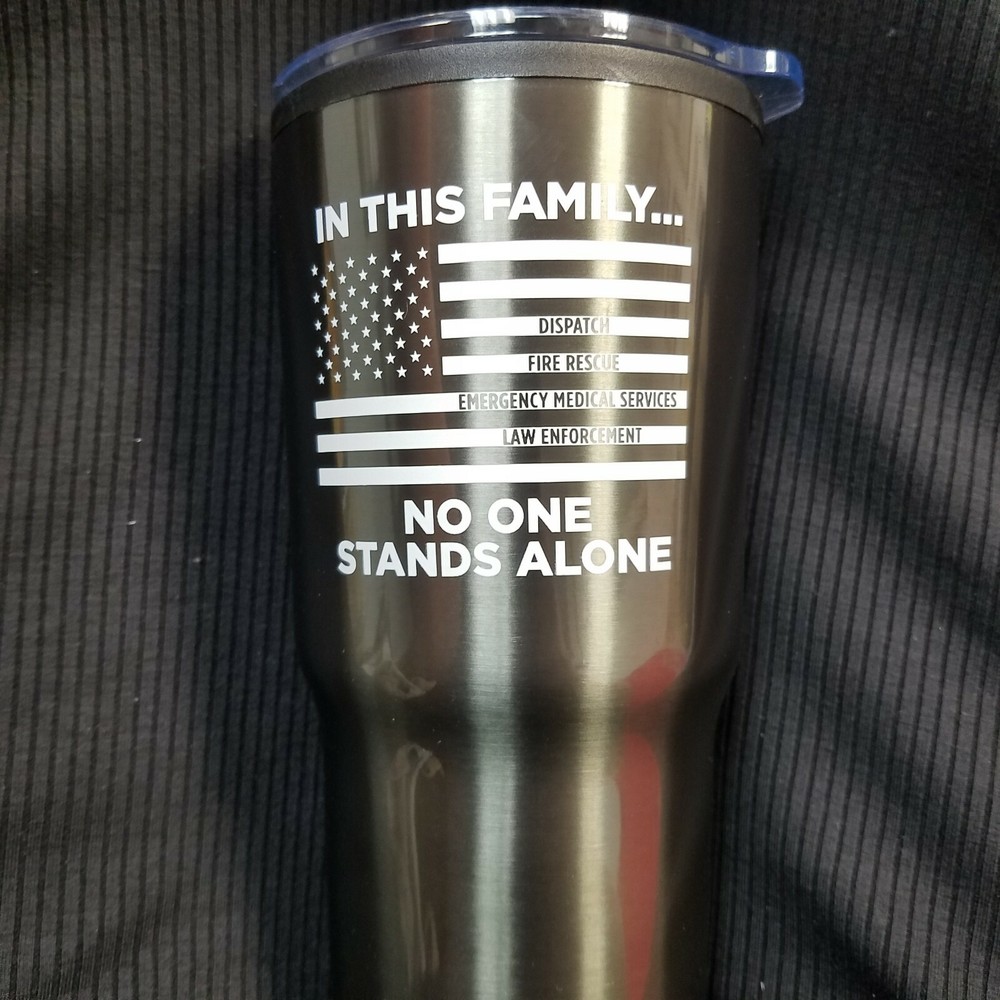 Fire Rescue EMS Law Enforcement Dispatch Tumbler 20oz