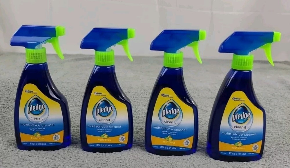 4x PLEDGE Multi-Surface CLEAN IT Fresh Citrus 16 Oz