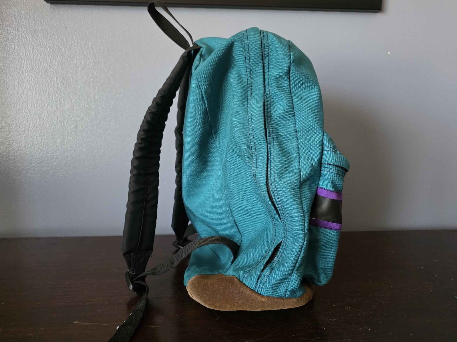 Vintage Jansport Backpack   Pockets Ski Slots Back Pack Bag 3
