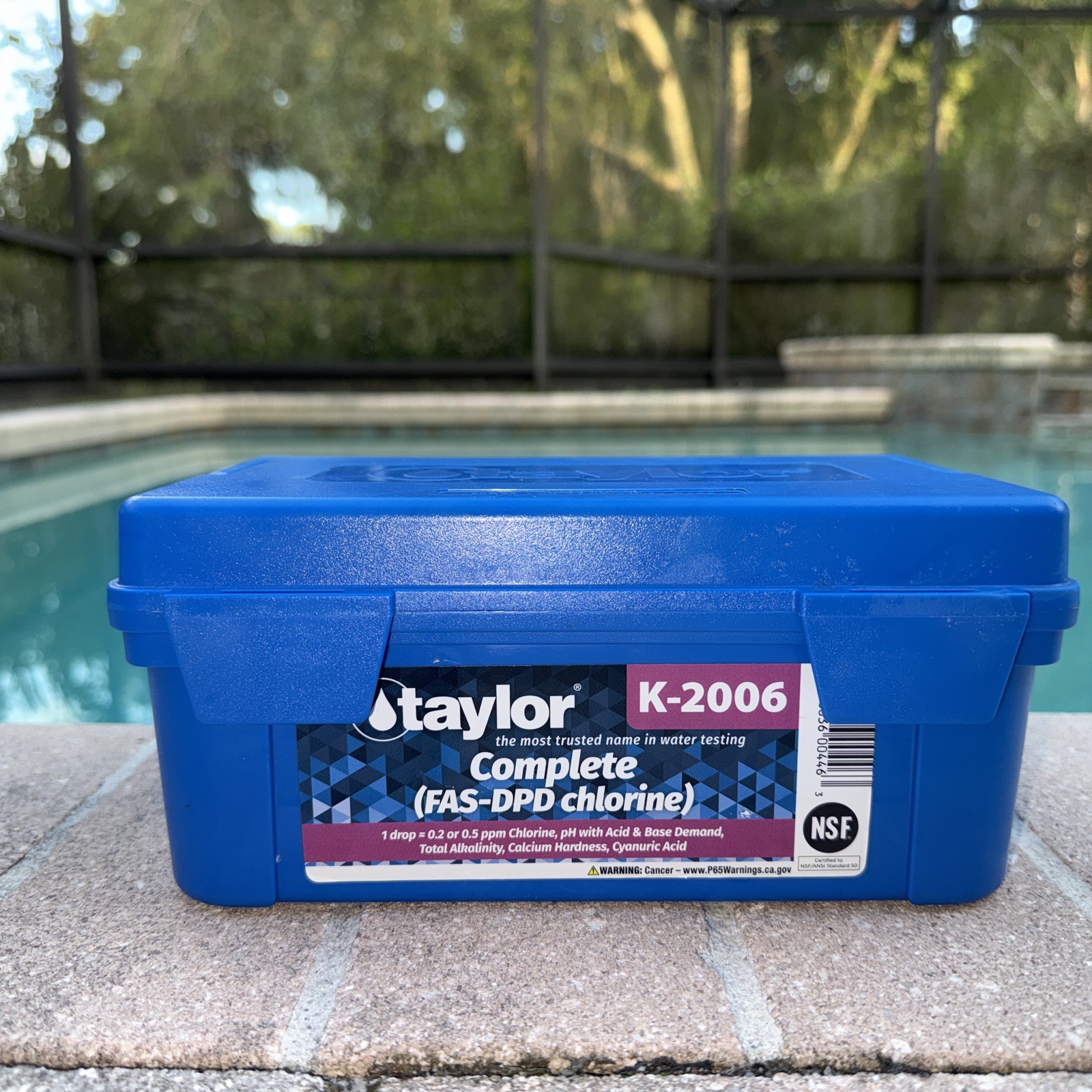 Open Box, Unused Taylor K-2006 Complete FAS-DPD Pool Spa Water Test Kit. gallery