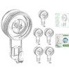 Damage-Free Suction Cup Hooks 6 Pack - 11 lbs Capacity for Indoor & Outdoor gallery